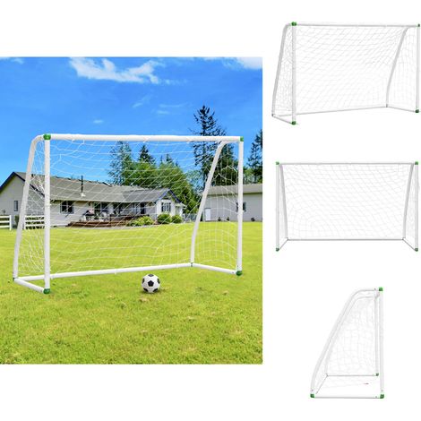 Jiubiaz Fußballtor für Kinder 180 x 120 x 80 cm – Gartentor schneller Aufbau, ideal für Garten & Park