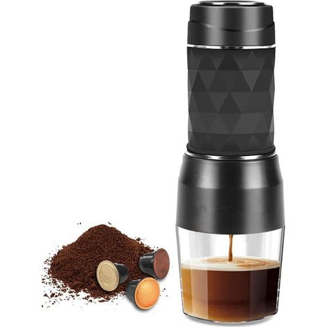 Expresso manuel de voyage, 80ml, café moulu, pour randonnée (1/5)