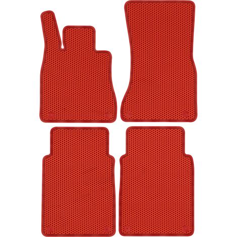 S-Klasse X223 Maybach Long ab 2020. Spezielle Fußmatten – EVA HONEYCOMB RED. (1/5)