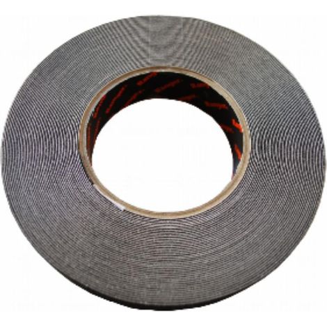 FPLUS cinta antideslizante 25mmx15mt , Cinta adhesiva negra antideslizante, pega en todas las superficies.