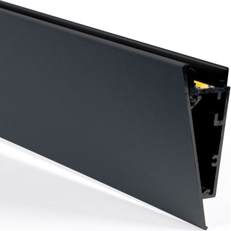 Perfil De Aluminio Superficie - Tira LED ≤ 12mm - 23.5x57.8mm - - Negro (1/5)