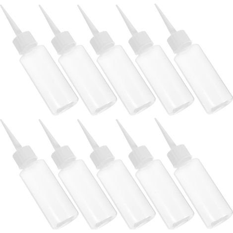 Flacon Applicateur de Colle en Plastique 50ml Lot de 20  Pe Souple, Dosage Précis par Pression, pour Bricolage et Loisirs Créatifs (1/5)