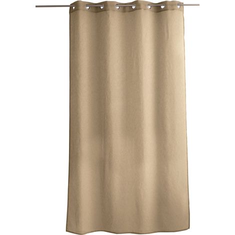 Voilage Sia 140x240 cm uni texturé - 140x240cm - Lin (1/4)