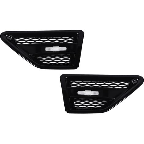 Calandre Grille Aération Latérale Avant Gauche Droite Noir Brillant Remplacement Décoratif Mesh Auto Freelander 2 LR2 (1/5)