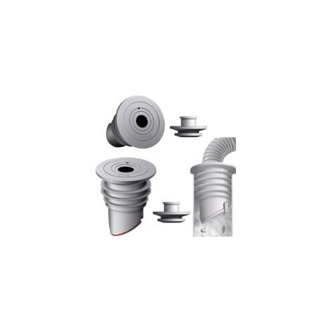 Joint de tuyau de machine à laver 2 pièces – Bouchon anti-odeur en silicone – Étanchéité pour tuyaux de 35 à 40 mm – Déodorant pour cuisine (1/5)
