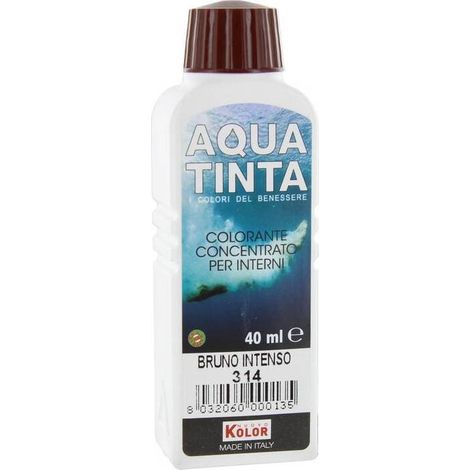 10 x AQUATINTA P/INTERNI 40 ML BRUNO INTENSO 314