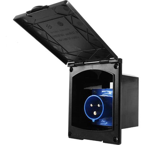 16A 220A RV Externe Unterputzsteckdose Wasserdicht und UV-beständig IP44 Geeignet für Wohnwagen Wohnmobil Anhänger Wohnwagen LKW PKW