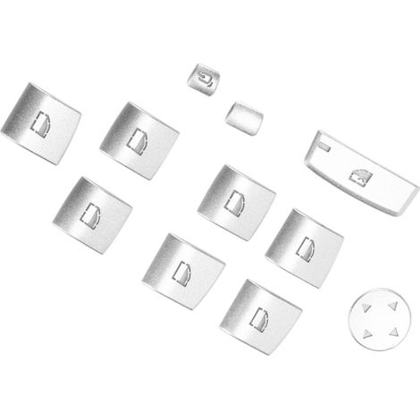 11PCS Autocollant Vitre Lift Bouton Sticker Panneau Accoudoir Porte Décor Remplacement pour Série 3 4 F30 F32 2013-2019 (1/5)