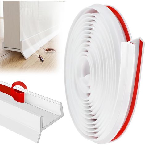 Kitchen Skirting Board Seal 5M Seal for Kitchen Baseboard Seal 0.591/0.630/0.669/18 mm Silicone Rubber Kitchen Skirting Board Seal for Doors and Cabinets (1/5)