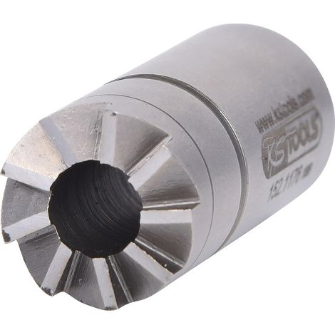 KS Tools 152.1176 Testa di fresatura sede guarnizioni iniettori, piatta, Ø 17/17mm, 38mm (1/2)