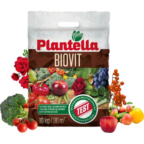 PLANTELLA BIOVIT Bentonit-Zeolith-Gesteinsmehl für Gemüseblumen 10 kg