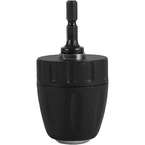 Mandrin sans clé 0,8-10 mm 3/8"-24UNF avec douille hexagonale 1/4" et accessoires (1/5)