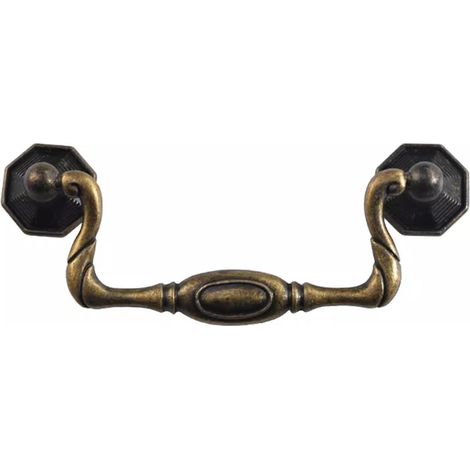 Poignées de tiroir vintage, commode avec entraxe 9,4 cm (3,7 (1/5)