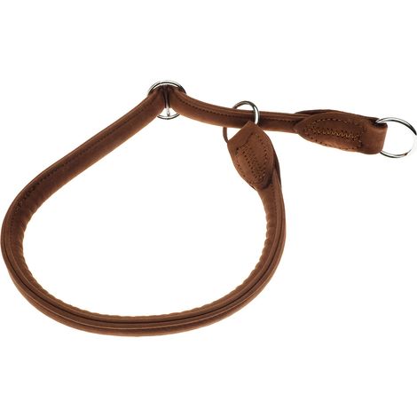 K Buffalo Round Gargant, 10 mm 55 cm marrone