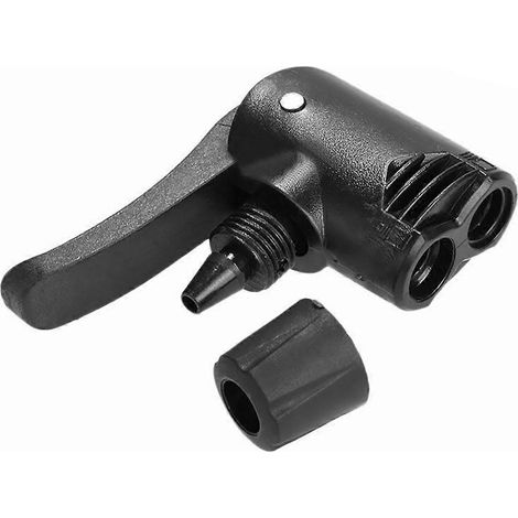 Tuyau d'embout de pompe à vélo double tête, valve de pneu de vélo de rechange - FFY (1/4)