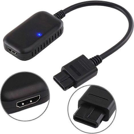 Câble adaptateur HDTV pour consoles de jeux N64 (1/4)