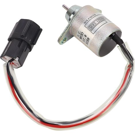 12-V-Gleichstrom-Absperrmagnetventil 119233-77931, Hochleistungs-Metall, kompatibler Ersatz für Hyundai (1/5)