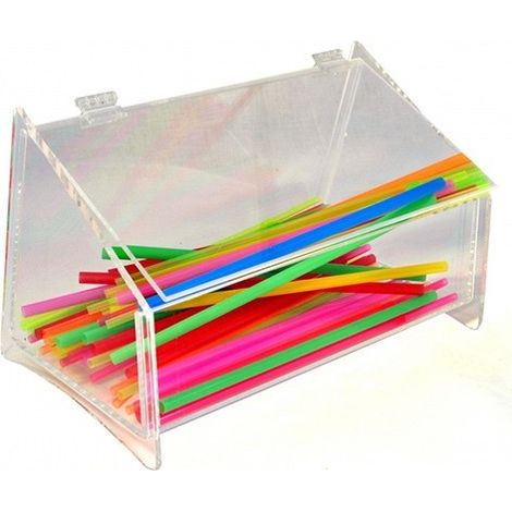 Trix gomma portacucchiaini gelato in plexiglas trasparente cm 25x17,5x16,5h