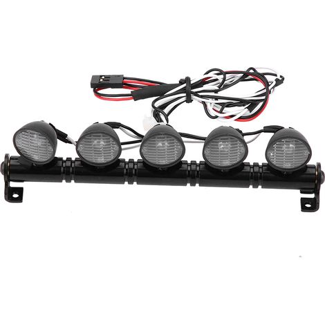 Barre lumineuse LED pour voiture RC AXAIL Scx10 Traxxas, accessoire phare avec 5 LEDs (1/5)