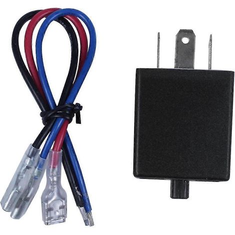 Einstellbares 3-poliges LED-Blinkerrelais für Motorräder, kompatibel mit Autoblinkern.