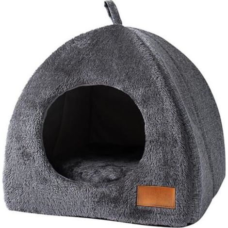 Grotte pour Chat Niche pour Chien Panier Chat Niche pour Chat Joli Lit pour Chat Et Chien avec Coussins pour Garder -M (1/4)