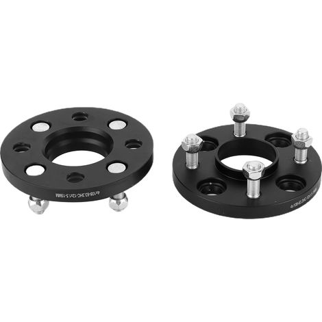 2 entretoises de roue/jeu, adaptateur de roue à centrage sur moyeu, entraxe 4x108 mm, alésage 63,3 mm, compatibles avec Ford Fiesta/Focus/Mondeo RS ST