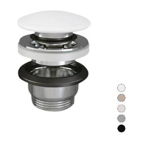 PILETTA LAVABO CLICK CLACK FEELING SENZA TROPPO PIENO Misura: Tappo Nero Opaco