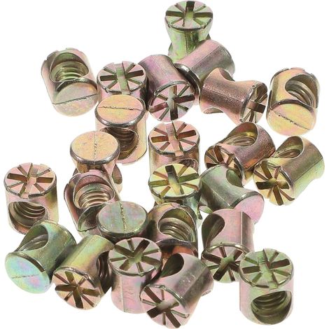 Anneome Lot de 20 écrous cylindriques pour meubles, fixations (1/5)