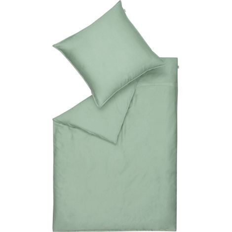 SCHÖNER WOHNEN Ganzjahresbettwäsche PURE 2.0 - 1 Stück 155x220 cm, Lindgrün