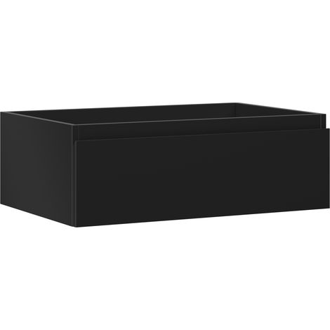 Mexen Orio mobile da bagno sotto lavabo 70 cm, 1 cassetto, nero opaco - 91A10-07023-1-BF71 (1/5)