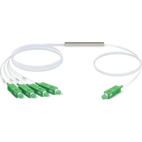 Ubiquiti uf-splitter-4 ufiber 1:4 divisor sc/apc g.657a1 900um 1,5m tubo de acero