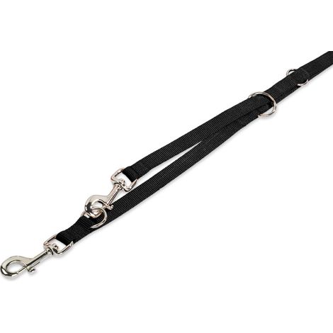 Nobby Hundeleine Führleine Classic 2 m x 2 cm schwarz Leinen