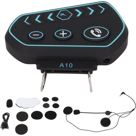 Casque Bluetooth Moto BTA10 Étanche IP67 Écouteurs Sans Fil Batterie 2600 mAh pour Casque Motard (1/5)