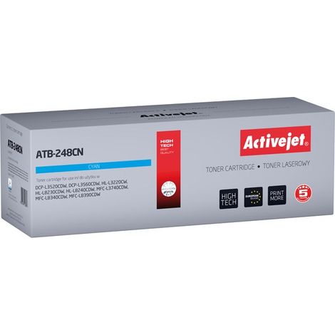 Cartouche de toner Activejet ATB-248CN (1 unité) compatible bleue