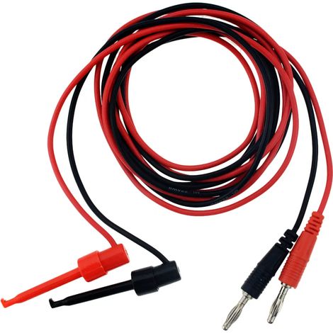 Cable de prueba banana de 4mm a gancho de prueba 1 M Multicolor (1/4)