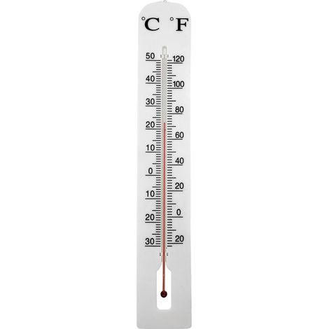 BURI Jumbo Gartenthermometer Außenthermometer 6,5 x 40 Thermometer Temperaturanzeige (1/5)