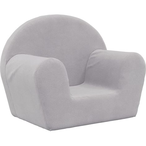 Canapé pour enfants,Sofa pour Salon,Banquette gris clair peluche douce CDS54612 (1/5)
