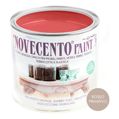 Novecento Paint Tinta Pastello 500ml Rosso Primitivo