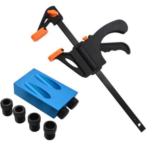 EsportsMJJ Lot de 8 positionneurs de trous biseautés - Angle 15° - M6-M10 - Pour le travail du bois - En métal (1/4)
