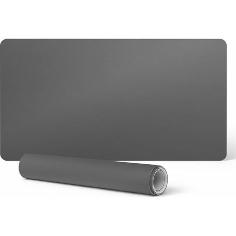 Alfombrilla de escritorio antideslizante con estampado, color gris-marr贸n, 90x45 cm