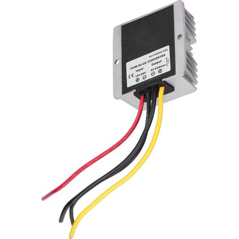 Convertisseur Abaisseur DC 12V/24V vers 5V 20A, Régulateur de Tension pour Systèmes de Sécurité et Caméras de Voiture (1/5)