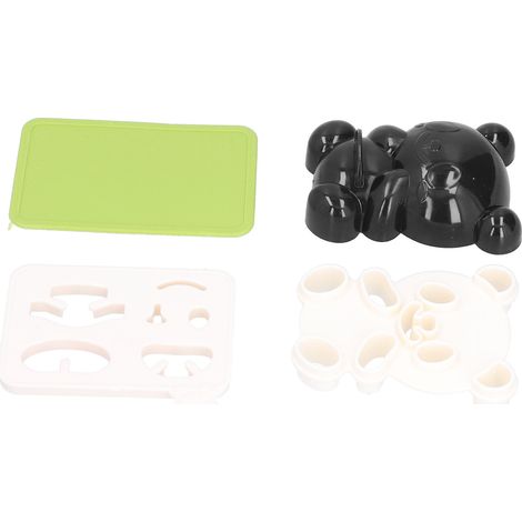 Panda-Reisklößchenform aus lebensmittelechtem Silikon, niedliche Onigiri-Keksform für Küchen und Restaurants (1/5)