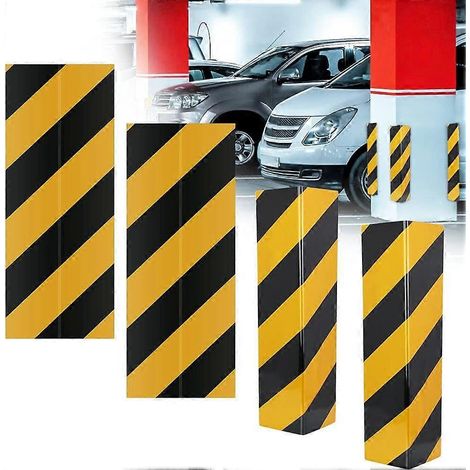 4 protections d'angle adhésives pour garage, protection murale de 40 cm, protection en mousse pour poteaux et autres éléments muraux. (1/5)