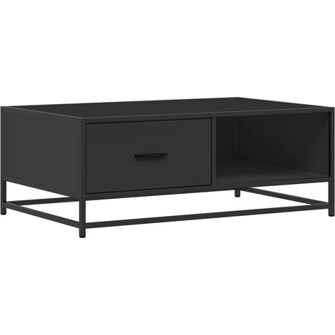 Maison Exclusive - Couchtisch Schwarz 90x57x35 cm Holzwerkstoff u