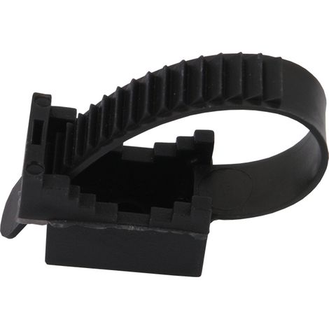 Support De Montage Panneau Noir Up-22 - 50 Pièces - Diamètre 22 Mm - Support De Câble (1/5)