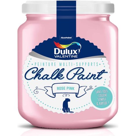 Peinture De Rénovation Chalk Paint Ultra Mat Rose Pink 0,175 L - Dulux Valentine