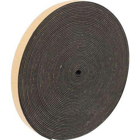 Striscia di schiuma isolante per altoparlanti da 12 mm, nastro sigillante in schiuma EVA autoadesiva per isolamento acustico, rotolo da 10 m. (1/5)
