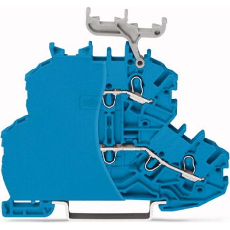 [NEUWERTIG] Wago 2000 2204/099 000 Doppelstock Durchgangsklemme 4.20 Mm Zugfeder Klemme B-Ware