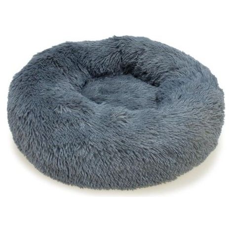 CAMA REDONDA SUAVE GRIS OSCURO 70cm.