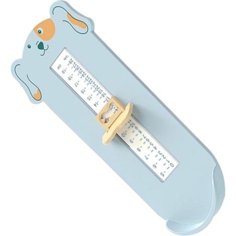 Règle de mesure des pieds pour enfants, tableau pointures, outil bleu (1/5)